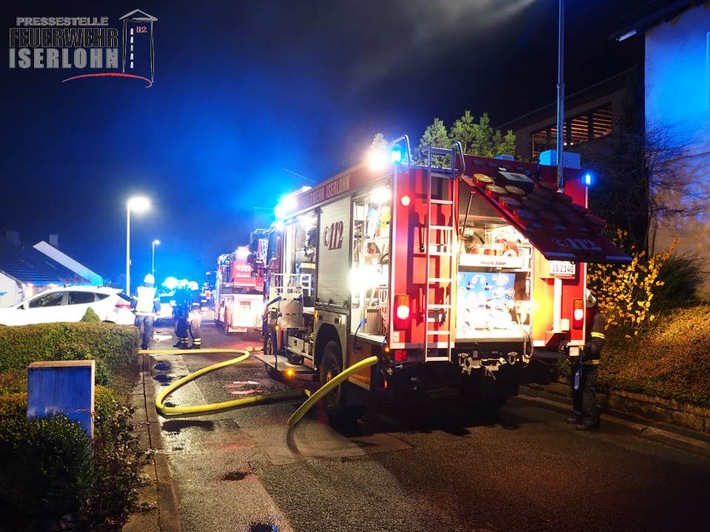 FW-MK: Brand in einem Keller