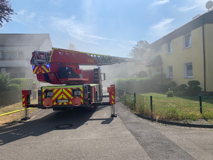 FW-GE: Küchenbrand und Kellerbrand in Gelsenkirchen, zwei zeitnahe Brandereignisse
