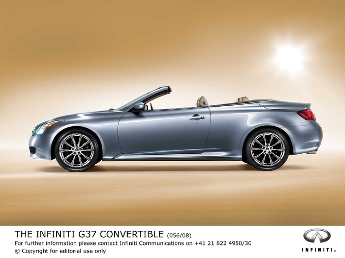 Infiniti veröffentlicht erste Bilder des G37 Cabrios
