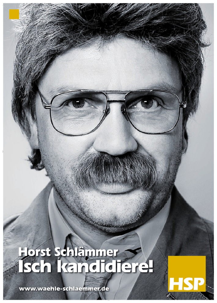 Horst Schlämmer will Kanzler werden! Constantin Film bringt am 20. August &quot;Horst Schlämmer - Isch kandidiere!&quot; in die Kinos