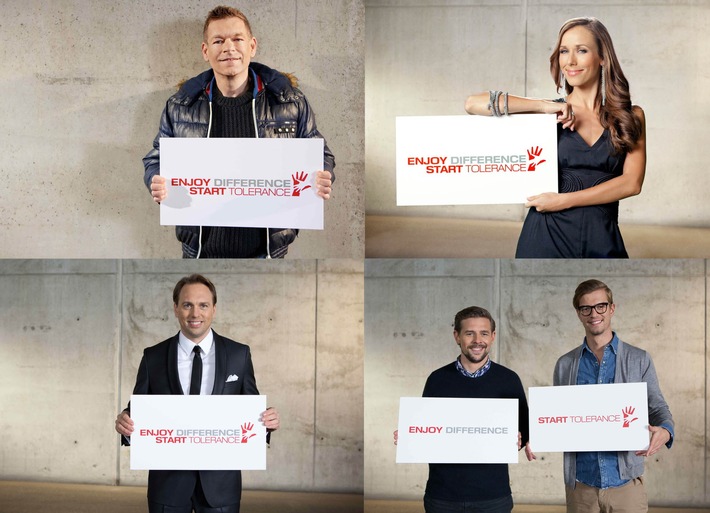 "Enjoy difference, start tolerance" - der Tolerance-Day auf ProSieben (mit Bild)