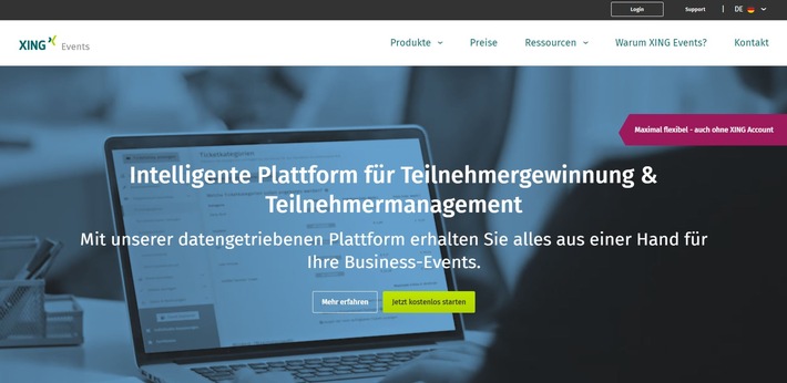 XING Events in neuem Design: moderner, übersichtlicher und informativer