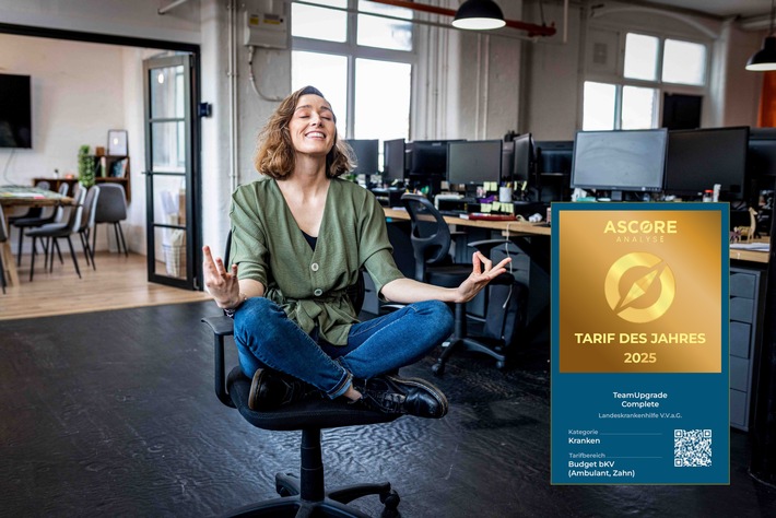 "Tarif des Jahres"- betriebliche Krankenversicherung ausgezeichnet