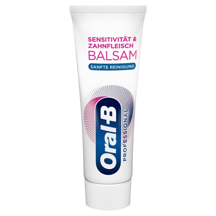 Balsam für den Mund: Die neue Oral-B Sensitivität und Zahnfleisch Balsam Zahncreme für schmerzempfindliche Zähne