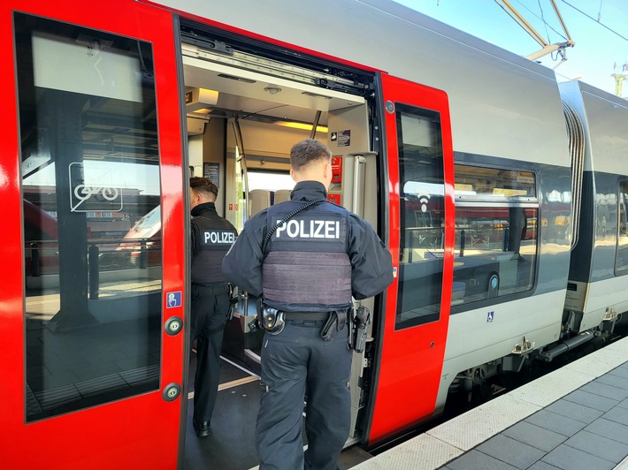 BPOLI MD: Gemeinsamer Einsatz von Bundes- und Landespolizei sowie Deutscher Bahn