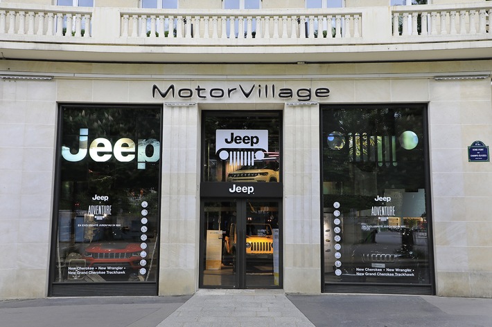 Jeep Adventure Ausstellung eröffnet im MotorVillage Champs-Elysées Paris