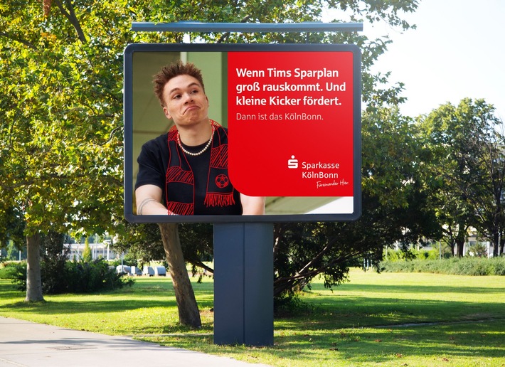 Sparkasse KölnBonn macht ihr Engagement in Markenkampagne sichtbar