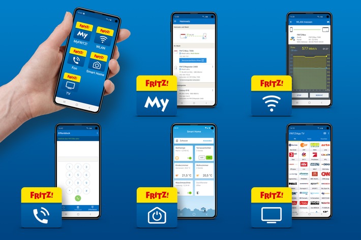 Viele neue Funktionen für die FRITZ!Apps