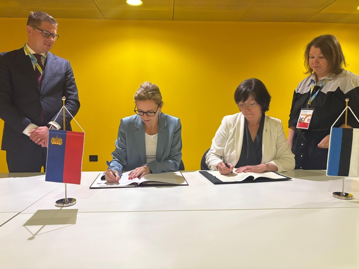 Liechtenstein und Estland unterzeichnen Doppelbesteuerungsabkommen