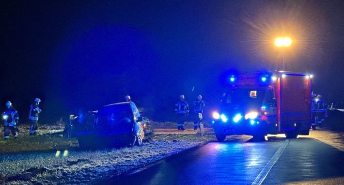 FFW Schwalmtal: Technische Hilfeleistung nach Verkehrsunfall