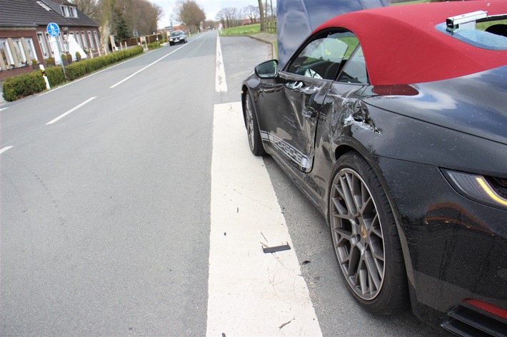 POL-COE: Havixbeck, Herkentrup/ Münsteraner nach Unfall leicht verletzt