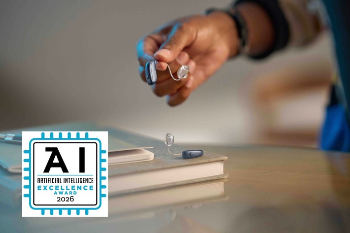 Führender Preis für Künstliche Intelligenz geht an ReSound Vivia™: Kleinstes KI-Hörsystem der Welt erhält Artificial Intelligence Excellence Award