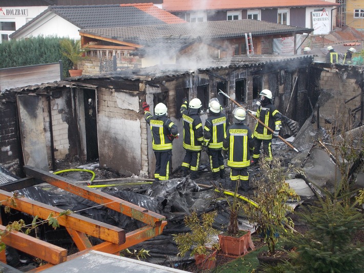 POL-PDLD: Brand einer Scheune in Schwegenheim