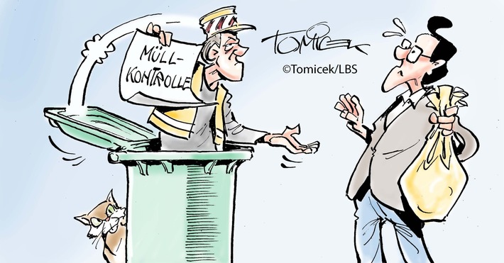 Den Müll im Visier / Vermieter ließ korrekte Trennung kontrollieren