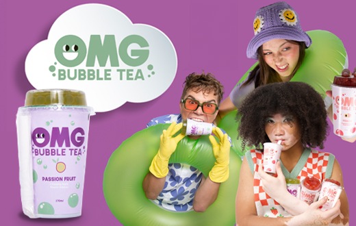 Oh my God! OMG Bubble Tea bringt bunten Spaß ins Getränkeregal