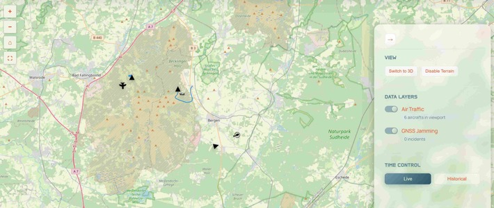 hensec demonstriert Luftraumüberwachungssystem auf Europas größtem Truppenübungsplatz