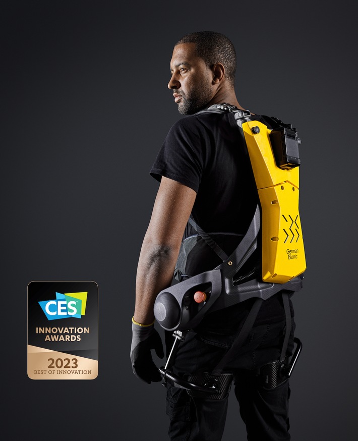German Bionic Cray X exoskeleton receives “Best of Innovation” distinction at the CES 2023 Innovation Awards
