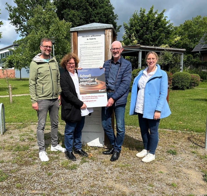 Pressemeldung: Update zu Glasfaserausbau in Belm: Westconnect wird leistungsstarkes Internet in Ortsteil Vehrte bringen