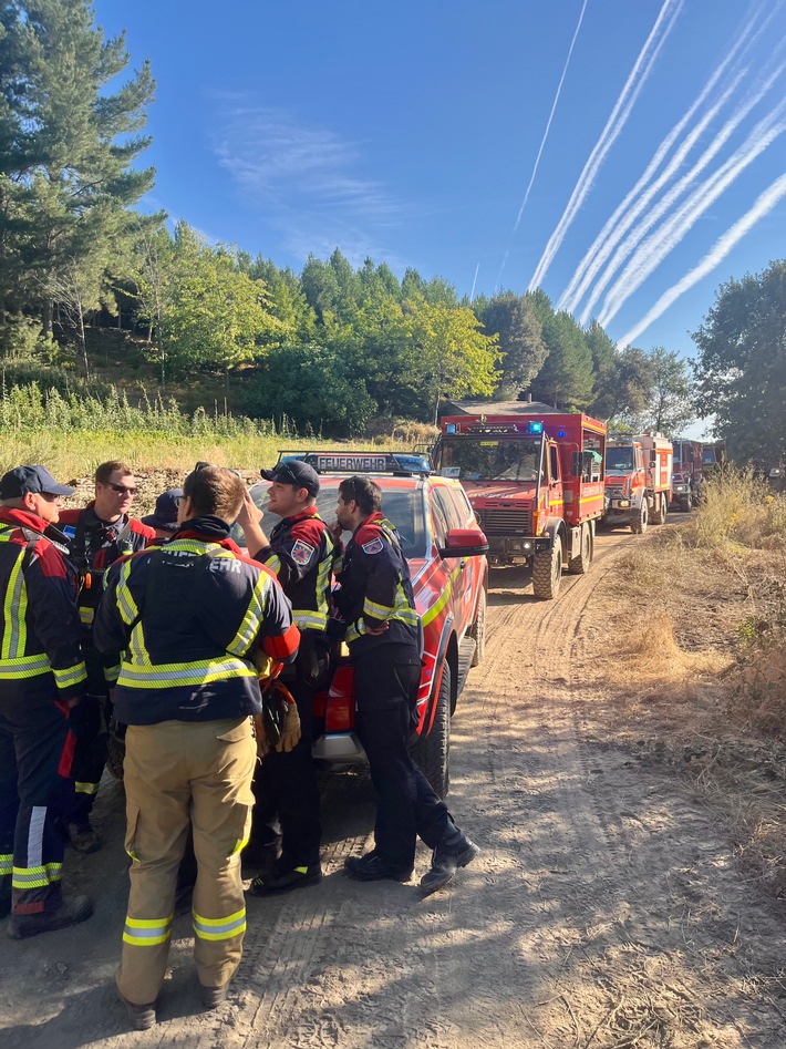 FW-BN: 1. Folgemeldung: EU-Waldbrandmodul in Spanien eingesetzt