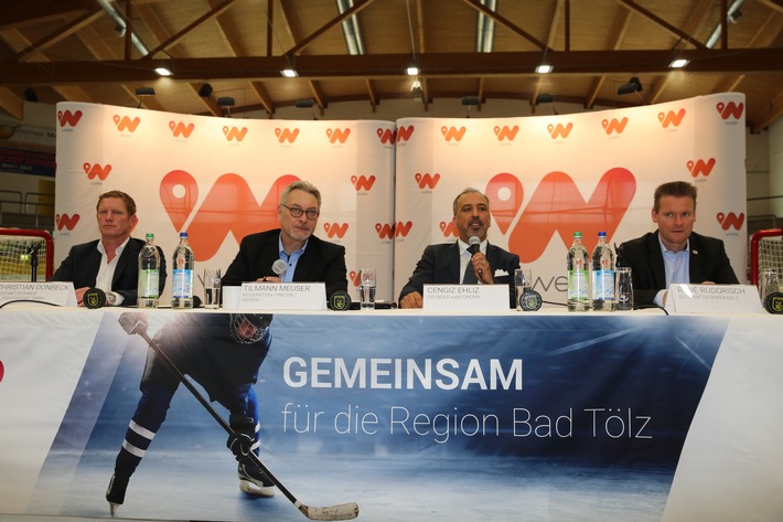 Pilotregion : Vernetzung von globalem E-Commerce mit regionalem Einzelhandel und Hauptsponsorship im Eishockey / &quot;wee&quot; ermöglicht EC Bad Tölz Aufstieg in DEL II