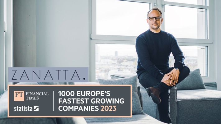 Möglicherweise einmalig in Deutschland / Die Berliner Mediaagentur ZANATTA schaffte es zum dritten Mal in das Ranking der &quot;FinancialTimes Top1000: Europe&#039;s Fastest Growing Companies&quot;.