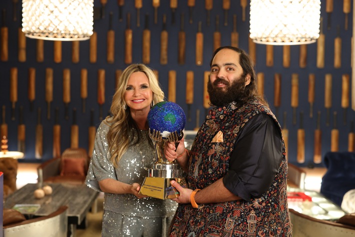 Global Humane Society verleiht Anant Ambani den "Global Humanitarian Award" / Jüngster und erster asiatischer Preisträger der bedeutenden Tierschutz-Auszeichnung