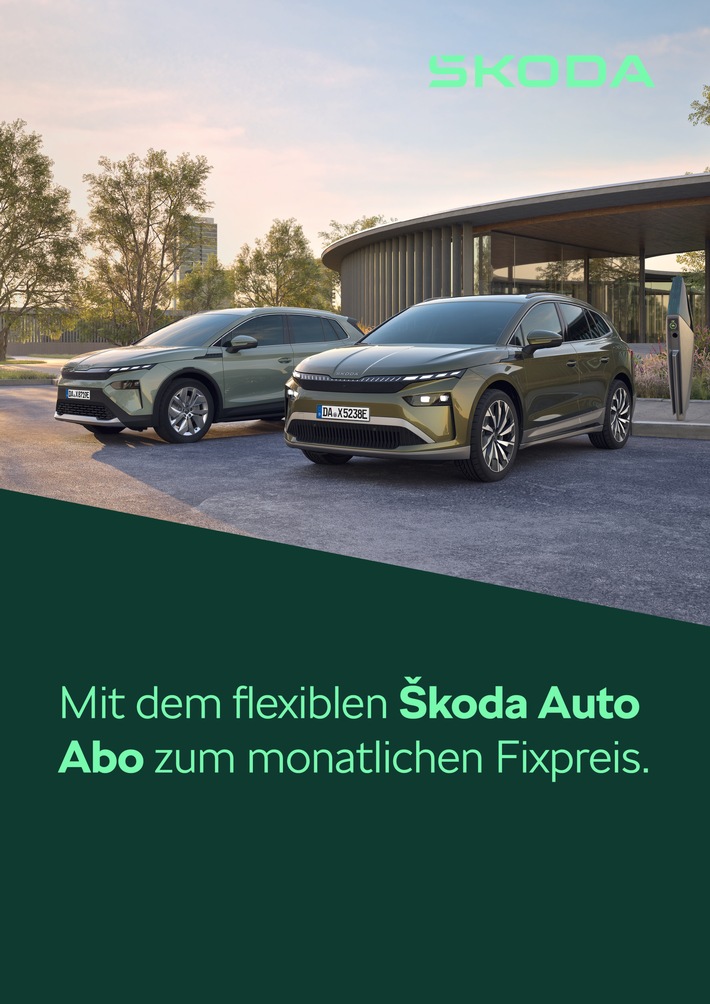 Flexibel, digital und schnell verfügbar: Škoda mit neuen Modellen im Auto Abo