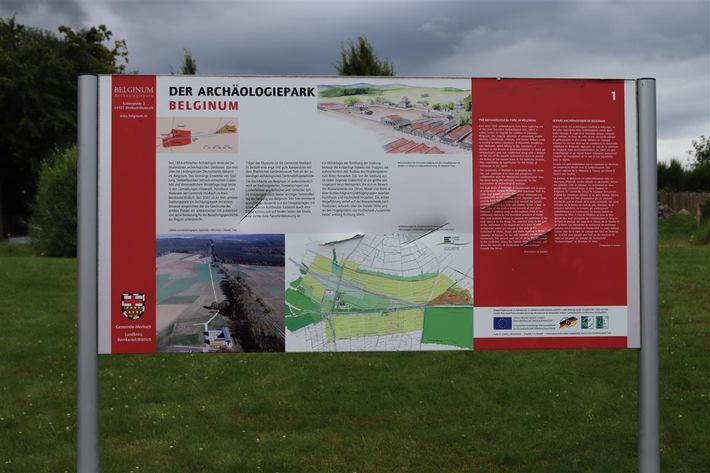 POL-PDTR: Sachbeschädigung am Archäologiepark Belginum