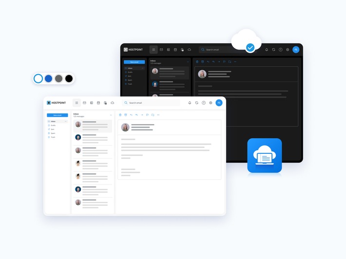 Hostpoint launches fully modernized design for E-mail & Cloud Office