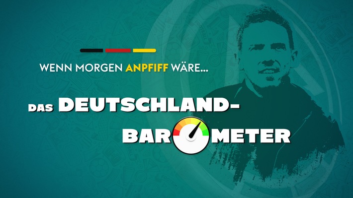 21 Prozent der Fußballinteressierten glauben an den EM-Titel der deutschen Mannschaft: &quot;Wenn morgen Anpfiff wäre... - das Deutschland-Barometer&quot; ab sofort auf Sky Sport News