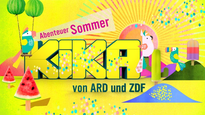 "Abenteuer Sommer": jede Menge Abwechslung im Ferienangebot bei KiKA / Ab 5. Juli die wärmste Zeit des Jahres mit Serien- und Filmhighlights genießen