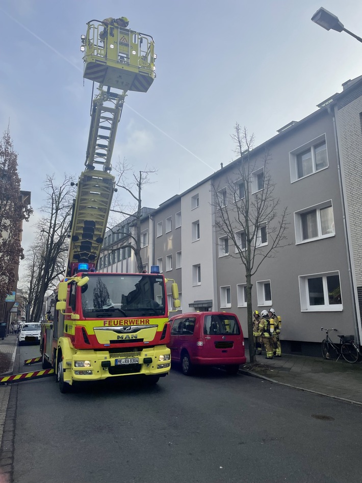 FW Ratingen: Ratingen-Mitte, 25.01.24, 12:06 Uhr, ausgelöster Rauchwarnmelder