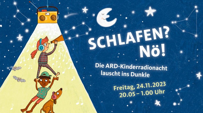 „Schlafen? Nö! Die ARD-Kinderradionacht lauscht ins Dunkle“