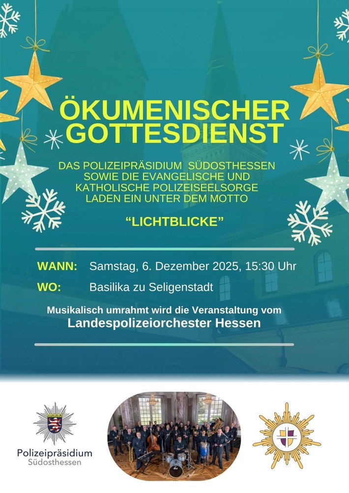 POL-OF: Landespolizeiorchester spielt in der Basilika - Seligenstadt
