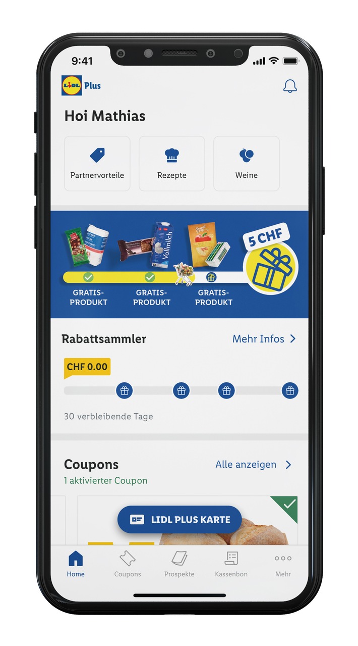 Lidl Plus Kundenapp: Einführung Sammelfunktion / Grösste App-Erweiterung seit Launch