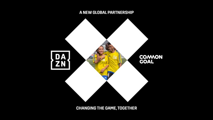 DAZN und Common Goal starten mehrjährige globale Partnerschaft