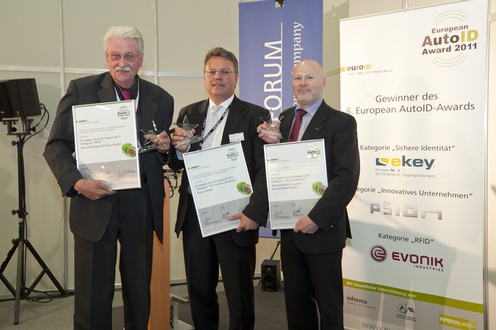 ekey gewinnt European AutoID-Award 2011 (mit Bild)
