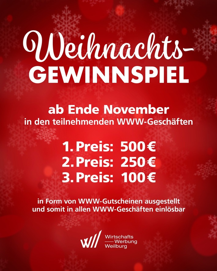 Weilburg: Großes Weihnachtsgewinnspiel