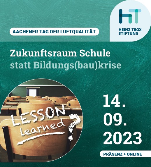 SAVE THE DATE: Aachener Tag der Luftqualität am Donnerstag, 14. September 2023