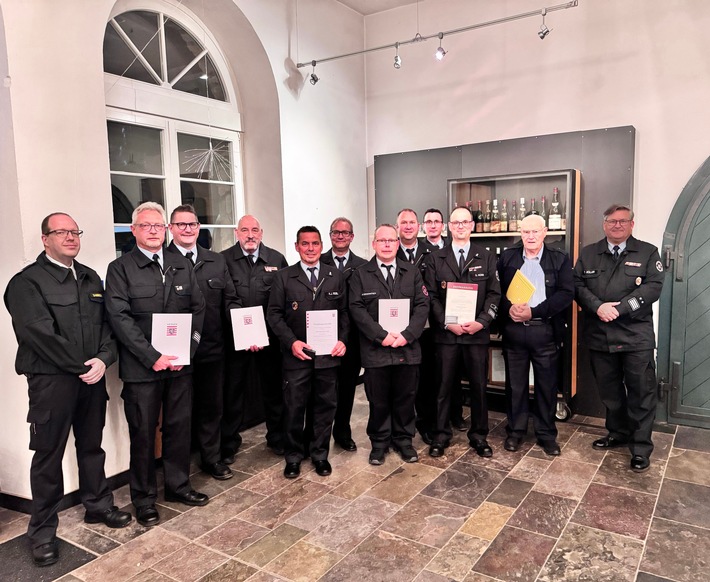 FW Rüdesheim: Rekordjahr für die Feuerwehr - Bilanz zur gemeinsamen Jahreshauptversammlung
