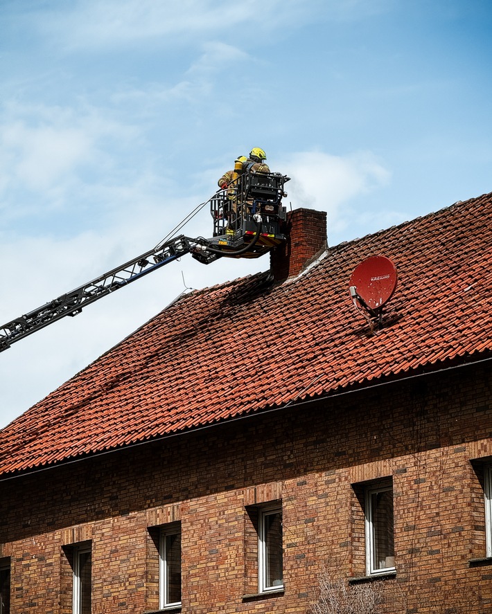 FW-DT: Kaminbrand im Ortsteil Mosebeck
