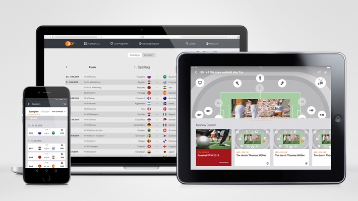 Die FIFA WM 2018 in der ZDFmediathek: Nichts verpassen, mehr entdecken (FOTO)