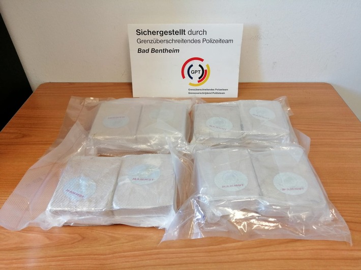 POL-EL: Bad Bentheim - 4 Kilogramm Heroin sichergestellt