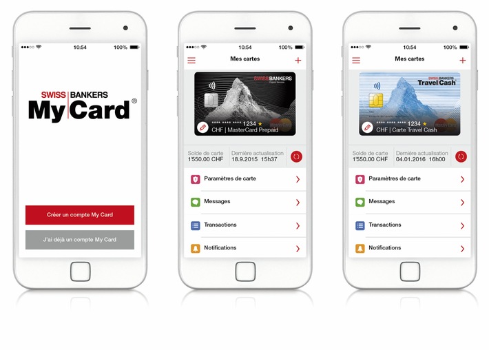 Swiss Bankers Prepaid Services: Lancement de la nouvelle app «My Card»
