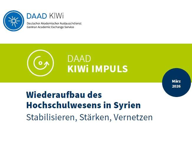 Syrien: DAAD veröffentlicht Impulspapier zu Perspektiven für den Wiederaufbau des Hochschulwesens