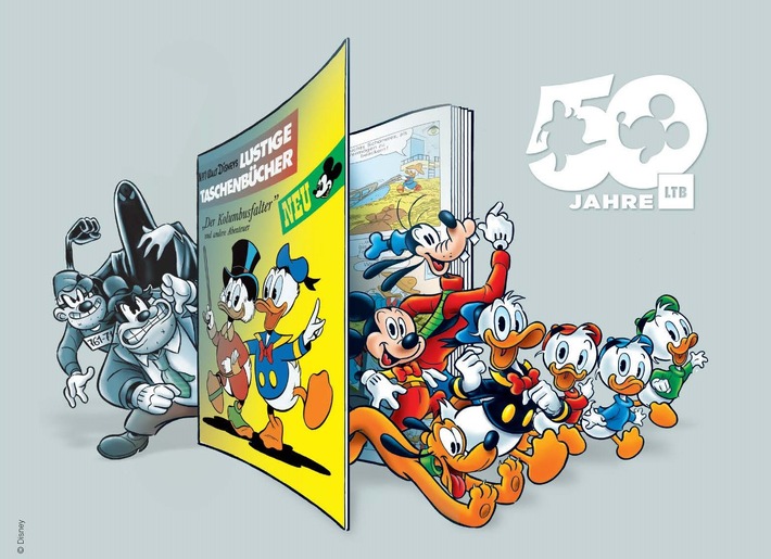 Donald Duck zum Downloaden! EPK und APK rund um das Jubiläum "50 Jahre Lustiges Taschenbuch" sind jetzt startklar