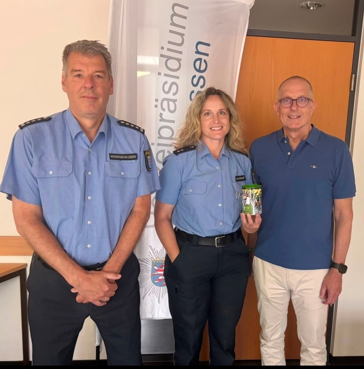 Mittelhessen: STADT+KREIS GIEßEN: Polizei unterstützt künftig die "Tour der Hoffnung" mit Spenden aus Fahrradcodierungen