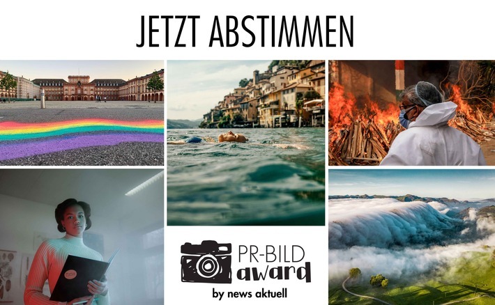 PR-Bild Award 2021 Shortlist steht: Jetzt für die besten PR-Fotos voten! / Startschuss für das öffentliche Voting: Die Shortlist des PR-Bild Award von news aktuell steht. Bis zum 1. Oktober 2021 kann die Öffentlichkeit über 60 Bilder aus sechs Kategorien abstimmen. Die dpa-Tochter vergibt den PR-Bild Award zum 16. Mal. / Weiterer Text über ots und www.presseportal.ch/de/nr/100000003 / Die Verwendung dieses Bildes ist für redaktionelle Zwecke honorarfrei. Veröffentlichung bitte unter Quellenangabe: "obs/news aktuell (Schweiz) AG/news aktuell / Collage" / Weiterer Text über ots und www.presseportal.de/nr/6344 / Die Verwendung dieses Bildes ist für redaktionelle Zwecke unter Beachtung ggf. genannter Nutzungsbedingungen honorarfrei. Veröffentlichung bitte mit Bildrechte-Hinweis.