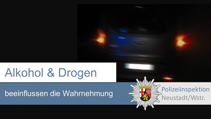 POL-PDNW: Neustadt/Wstr.: Roller unter dem Einfluss von Alkohol, Betäubungsmitteln und ohne Führerschein geführt