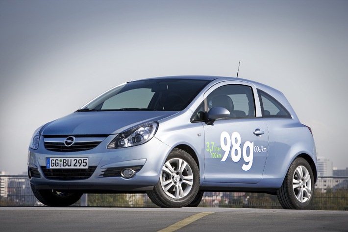 Neuer Opel Corsa 1.3 CDTI ecoFLEX: nur 3,7 l/100 km und 98 g/km CO2 (mit Bild)